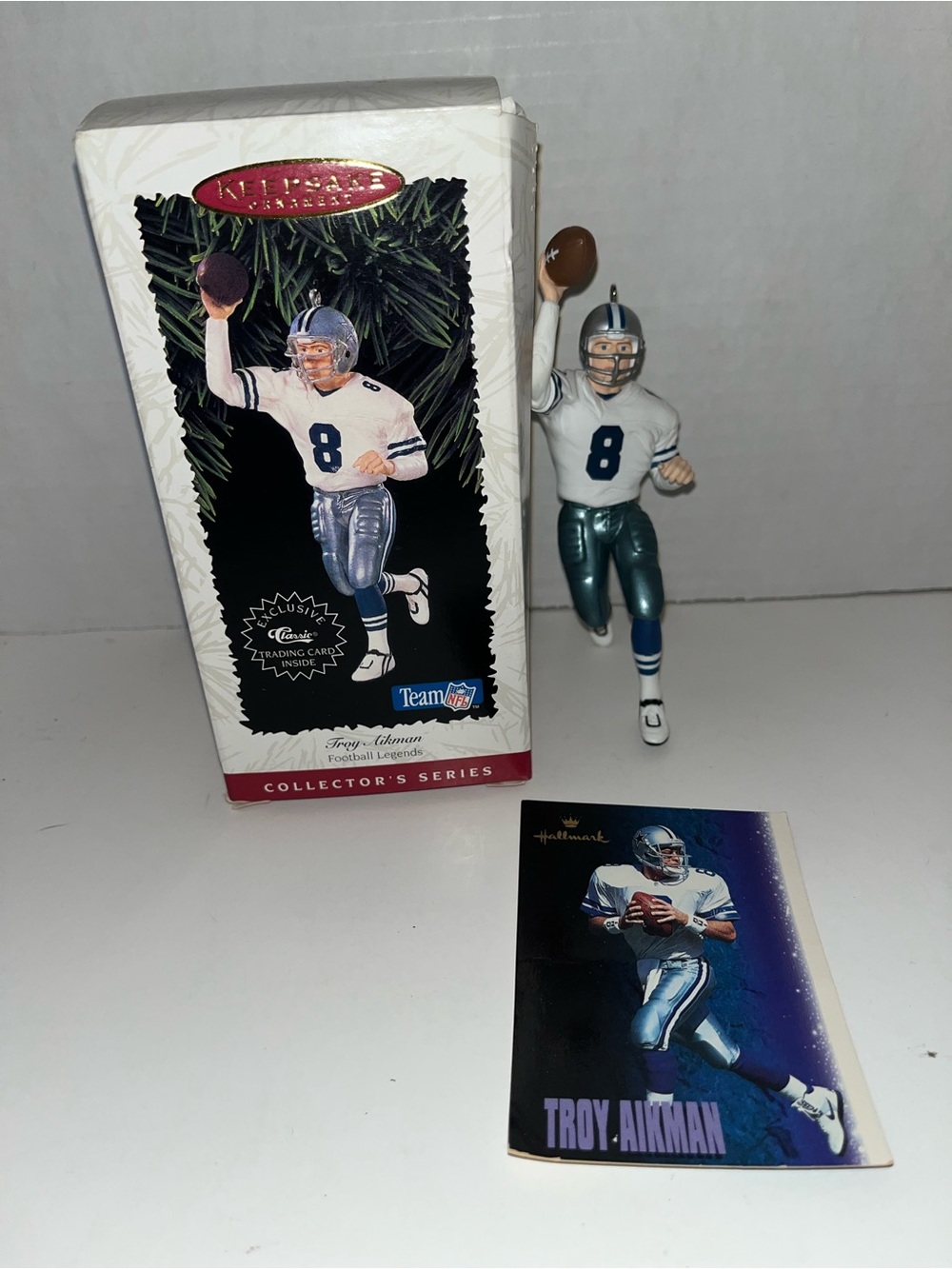 Hallmark Football Legends Troy Aikman #8 Ornament